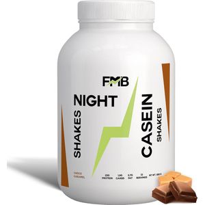 Fit Met Bruno - Night Protein - Chocolate Caramel - Caseïne Shake - Proteine Poeder - Eiwit - 1 KG
