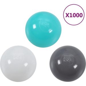 vidaXL Speelballen voor babyzwembad 1000 st meerkleurig