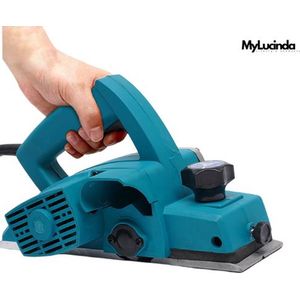 MyLucinda® Elektrische Schaafmachine voor Houtwerk - Draagbaar en Krachtig - 220V - Perfect voor Precisie en Vlakwerk