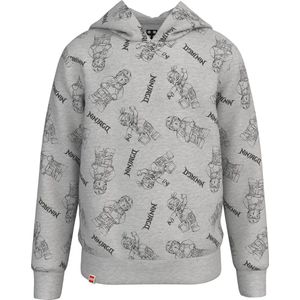 Legowear Hoodie all-over print grijs Ninjago-Maat 146