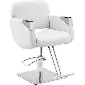 physa - kappersstoel met voetsteun - 880 - 1030 mm - 200 kg - Zilver, Wit