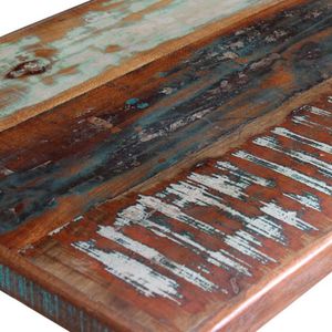 vidaXL - Eettafel - 120x60x76 - cm - massief - gerecycled - hout