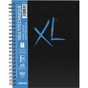 Schetsboek canson mix media xl a5 60v 160gr spir | 1 stuk