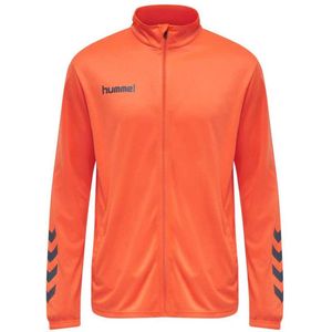 HUMMEL Promo Poly Trainingspak Heren - Nasturtion / Ombre Blue - XL