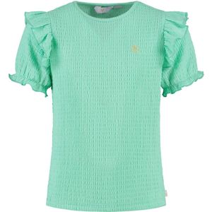 MAYCE zomer top meisjes - mint groen - wrinkel