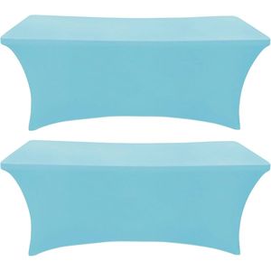 Rechthoekige Spandex Tafelhoes - Rekbaar en Kreukvrij - Perfect voor Feesten, Bruiloften en Beurzen