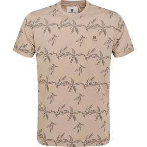 Gabbiano T-shirt T Shirt 154519 Latte Brown Mannen Maat - XL