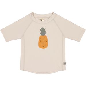 Lässig - UV-Shirt met korte mouwen voor kinderen - Ananas - Offwhite - maat 62-68cm