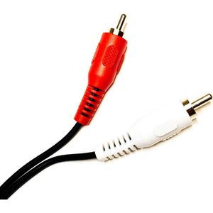 Audio aansluitkabel - 3.5 Mini Jack - Male RCA (Tulp L/R) - 10.00MTR