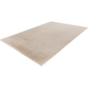 Lalee Paradise - Superzacht - Hoogpolig - effen Vloerkleed – Fluffy - Tapijt – Karpet - 80x150 cm Creme Beige