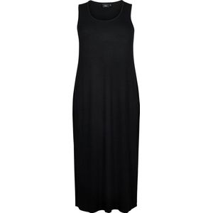 ZIZZI VCARLY, S/L, 7/8 DRESS Dames Jurk - Black - Maat XXXL (63-64)