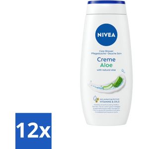 Nivea - Douchegel - My Moment with Aloe Vera - 250 ml - Voordeelverpakking - 12 stuks