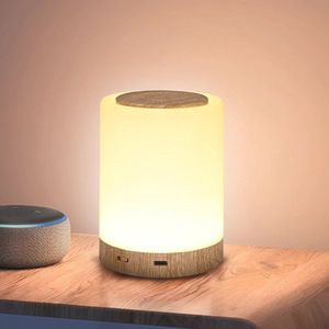 Dimbaar Nachtlampje voor Kinderen met 7 RGB-kleuren en USB-aansluiting - Draadloze Touch Nachtlamp