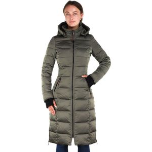 Versano Alexa Dames Slim Fit Winterjas 4XL - Groen