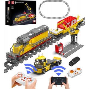 Mould King - Technic city treinstation | Elecktrisch trein met treinrails modelbouw | Creator classic treinen bouwpakket | Technische speelgoed ideas expert volwassenen & kinderen | 1170 bouwstenen icons modelbouw (compatibel met lego of mega bloks)