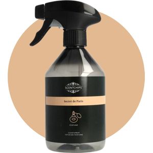 Scentchips Secret de Paris Interieurspray - Roomspray – Huisparfum – Huisspray – Geurspray – 500ML