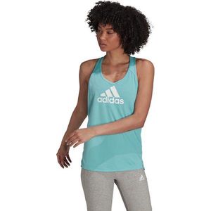 adidas W BL Singlet Dames - blauw - maat S