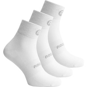 Rogelli Fietssokken 3-pack Kids - Sportsokken voor Jongens en Meisjes - Wit - Maat 31-34