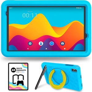 Bon Bon Electronics® 8 Inch Kindertablet Mini - Vanaf 3 Jaar – Tablet – Android 13 – 8-Core Processor – 64GB+64SD – 4+4GB RAM - 5000 mAh – Ouderlijk Toezicht – Compleet Pakket – Blauw