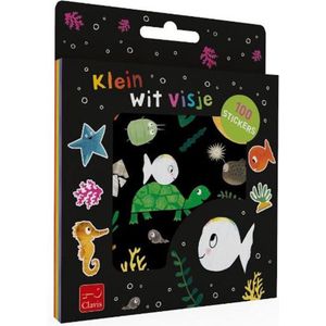 Clavis Klein wit visje stickerset. 3+