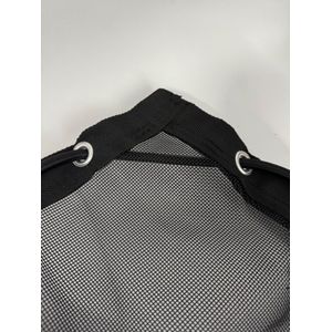 Fijnmazig aanhangwagennet PRO 2500x1600mm PVC, 350 gr/m2 zwart