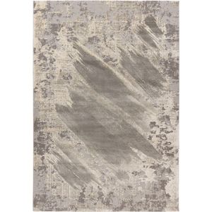 Lalee Monet | Modern Vloerkleed Laagpolig | Silver | Tapijt | Karpet | Nieuwe Collectie 2024 | Hoogwaardige Kwaliteit | 80x150 cm