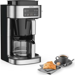 Filterkoffiezetapparaat met luchtdichte opslag en automatische dosering 10-15 kopjes