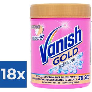 Vanish Gold Poeder Vlekverwijderaar - 470 g - Voordeelverpakking 18 stuks