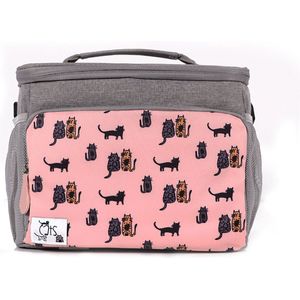 Biggdesign Cats Geïsoleerde Tas, Roze