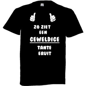 Grappig T-shirt - geweldige tante - neef - nicht - familie - maat XL