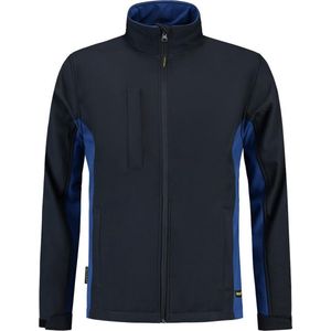 Tricorp Soft Shell Jack Bi-Color - Workwear - 402002 - Navy-Royalblauw - maat 4XL
