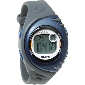 Clips 539-1002-94 Horloge - Rubber - Zwart - Ø 38.5 mm