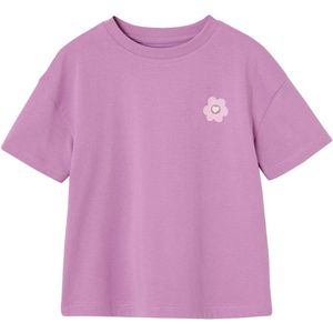 Vertbaudet Effen Basics meisjesshirt met korte mouwen