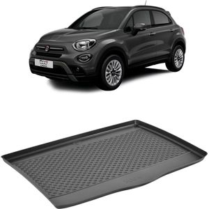 Kofferbakmat - kofferbakschaal op maat voor Fiat 500X - hoogwaardig kunststof - waterbestendig - gemakkelijk te reinigen en afspoelbaar