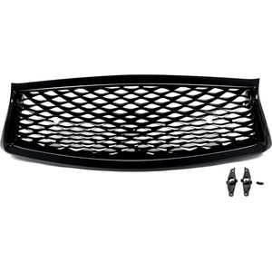 Voorbumper Bovenste Grille - Voor Infiniti Q50 (2018-2022)- JDM Gloss Zwart