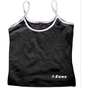 Sporttop/Fitness top, Zeus, Zwart/Wit, maat L