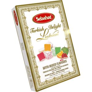 Sebahat Turks Fruit - Lokum - Turkish Delight - met mix fruit smaak - 200 gram