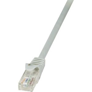 LogiLink CP2082U RJ45 Netwerkkabel, patchkabel CAT 6 U/UTP 7.50 m Grijs Snagless 1 stuk(s)