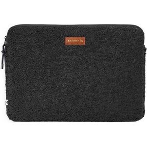 Selencia Laptop Sleeve - Laptophoes geschikt voor 14 inch / 14.2 inch / 13.6 inch / 13.3 inch - Selencia Teddy Sleeve - Zwart