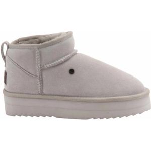 Boots Warmbat Women Durack Suede Plateau Cement-Schoenmaat 38