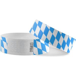 CombiCraft Oktoberfest Tyvek Polsbandjes - 100 stuks