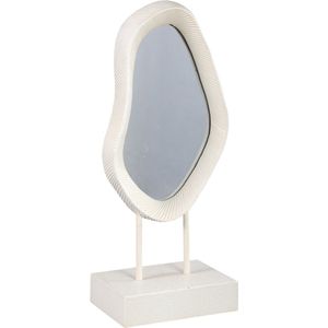 PTMD Eilish White poly organic mirror on mdf base high