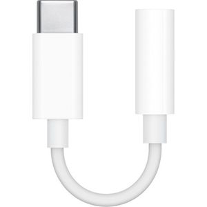 JUALL USB-C naar 3.5mm Jack Adapter - Aux naar USB C Kabel - Audio Verloopstuk Tussenstukje Oortjes - Geschikt voor Samsung, Huawei, Xiaomi, Oppo, iPhone 15 - Wit