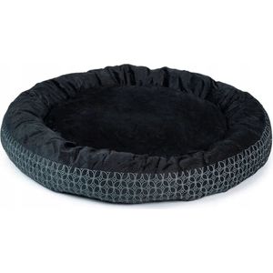 Hondenmand - Donut – Zwart – 70cm