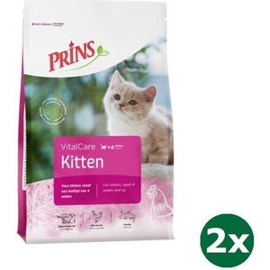 Prins cat vital care kitten kattenvoer 2x 4 kg