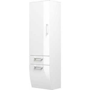 Badkamer kolomkast Ilse Wit - MDF - Breedte 40 cm - Hoogte 134.5 cm - Diepte 30 cm