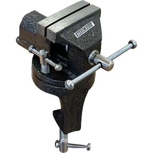 Steelwood Bankschroef - Compact model - Klembereik 0 tot 40 mm - Draaibaar