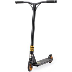 STAR SCOOTER Freestyle Jump alu stuntstep, 110mm Semi Pro, zwart / goud