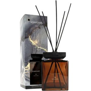 Scentchips® Geurstokjes set Square Yess - Geurstokjeshouder - Geurstokjes Navulling - Geurstokjes - Voorgevuld - Geurverspreider - Huisparfum - 1000ml