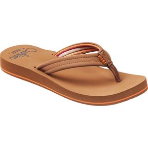 Reef Cushion Breezetan/Smoothie Dames Slippers - Cognac - Maat 42,5